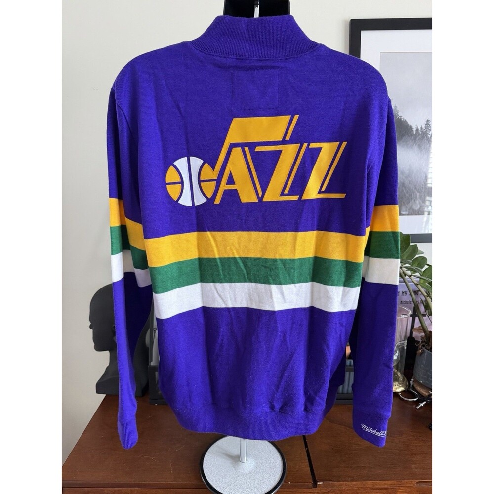 Mitchell & Ness Utah Jazz Hardwood Classics 1986-87 Embroidered Jacket XL 48